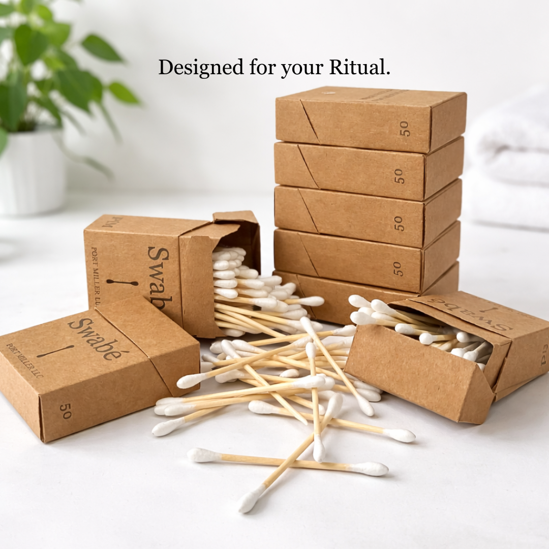 Swabé Refill — 8 Packs (50 count ea) Bamboo Swabs - PORT MILLER