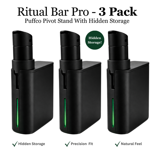 Ritual Bar Pro — Pivot Stand with Hidden Storage (3-Pack)