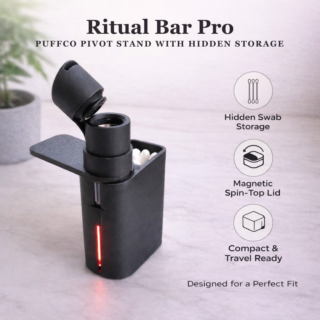 Ritual Bar Pro — Pivot Stand with Hidden Storage