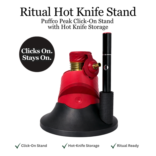 The Ritual Hot Knife — Puffco Peak & Hot Knife Stand