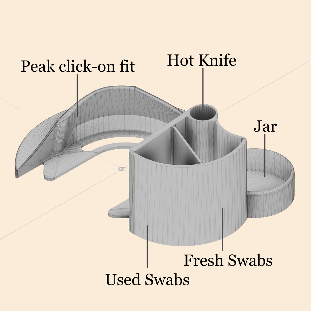 click-on stand for the puffco peak and peak pro
