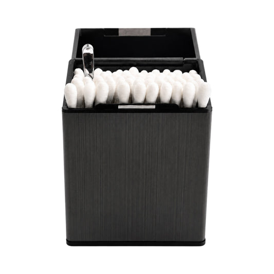 Swab Cache Container — Magnetic-Close Cotton Swab Storage